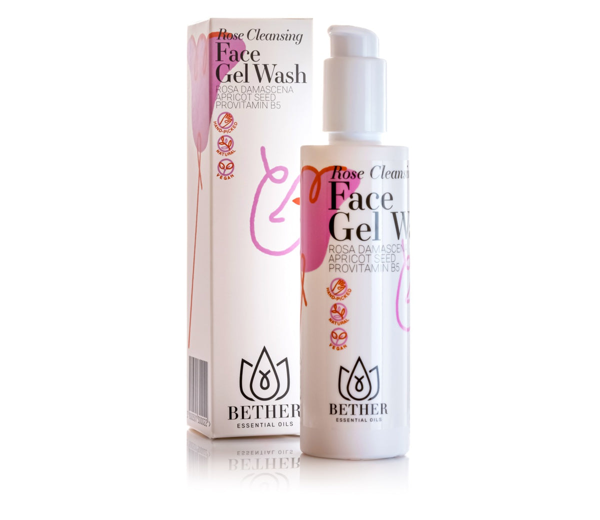 Rose Cleansing Face Gel 200ml