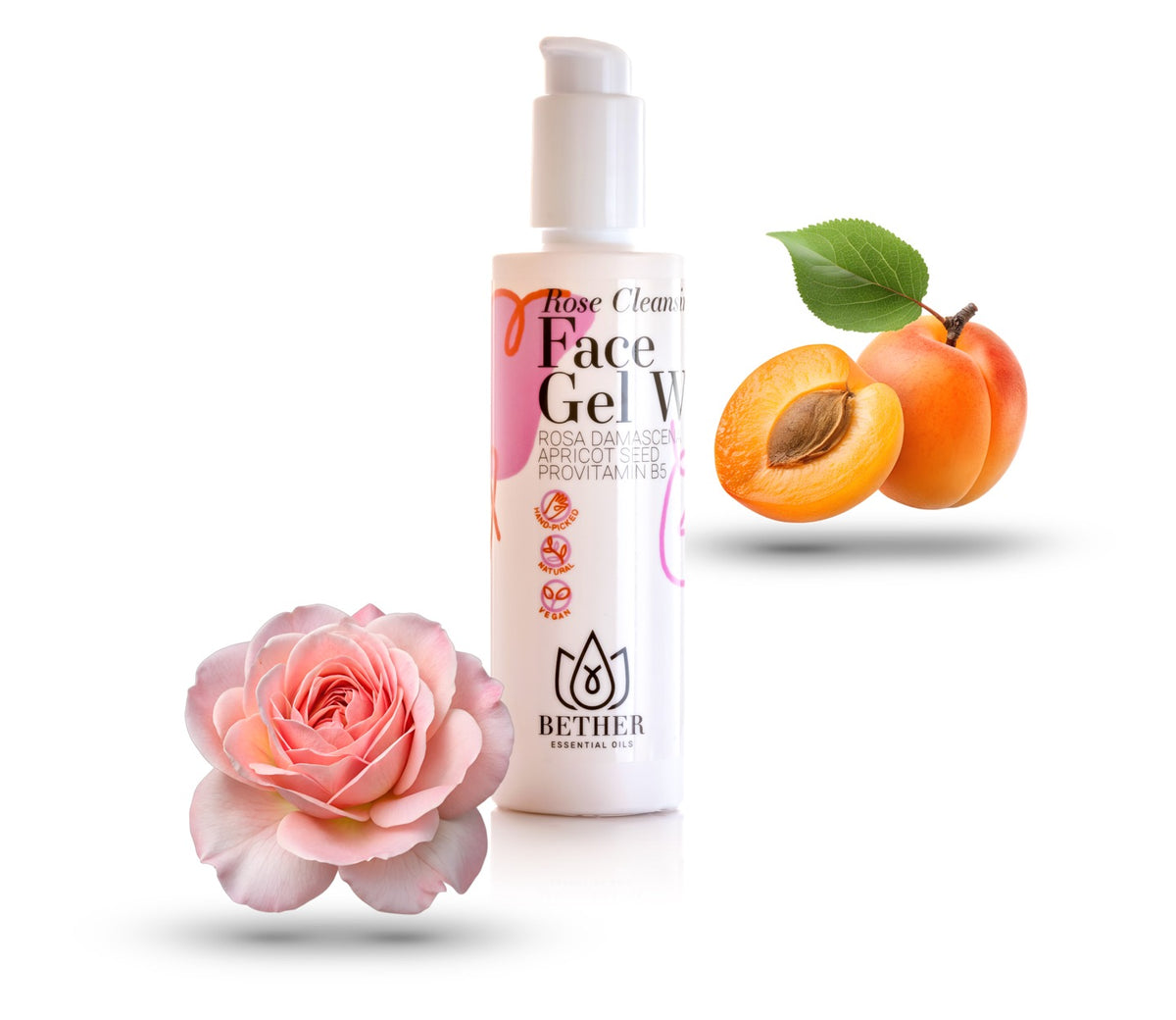 Rose Cleansing Face Gel 200ml