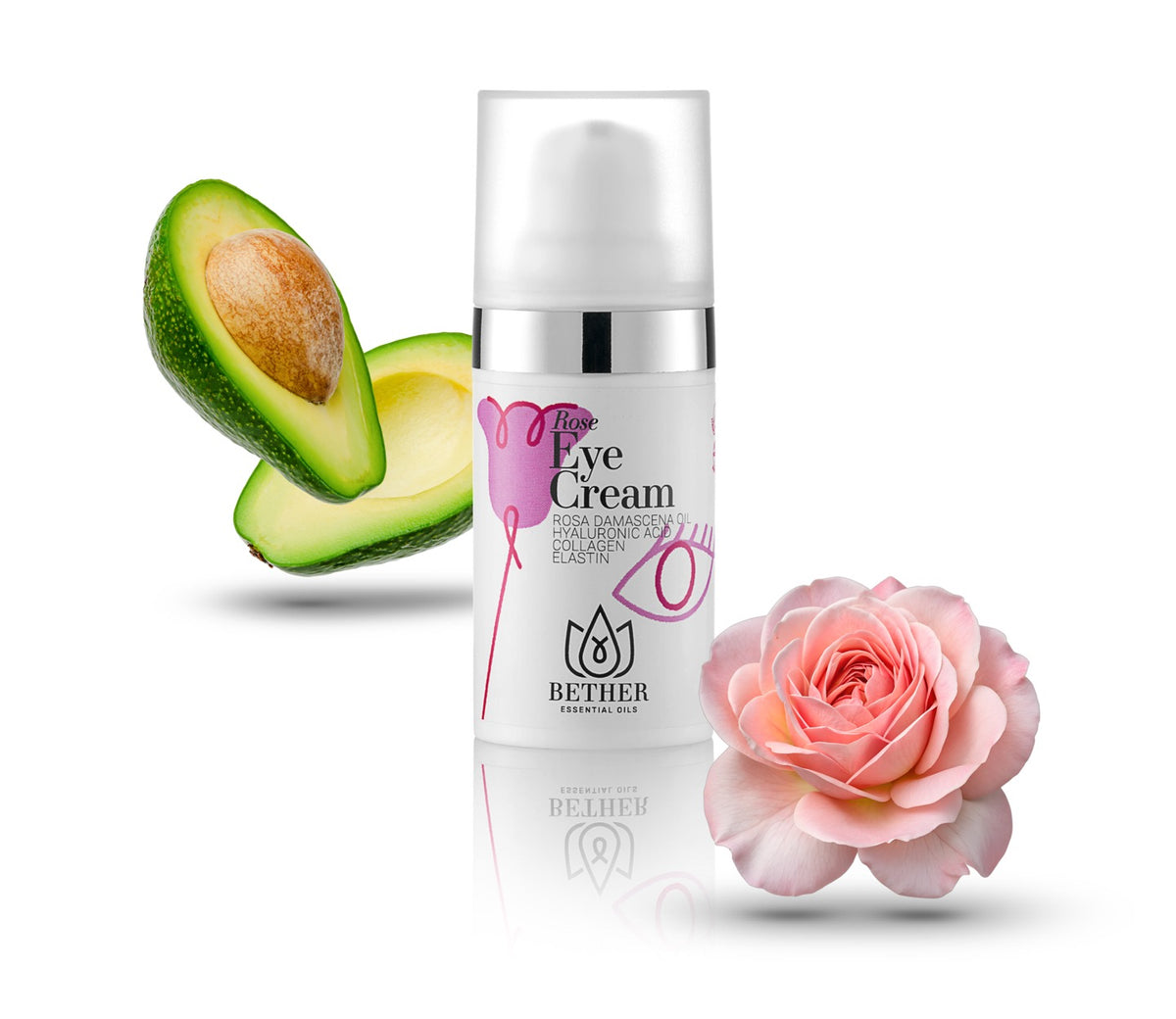 Rose Eye Cream 15ml Airless